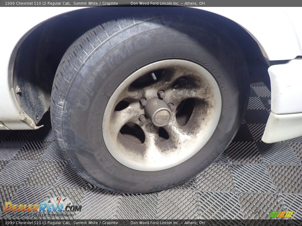 1999 Chevrolet S10 LS Regular Cab Summit White / Graphite Photo #27