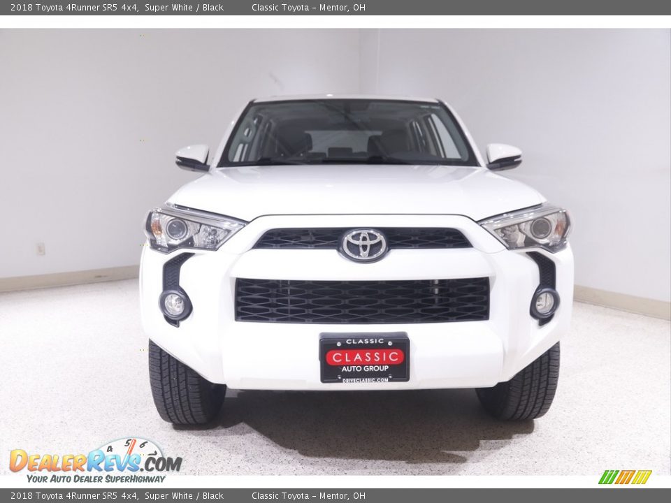 2018 Toyota 4Runner SR5 4x4 Super White / Black Photo #2