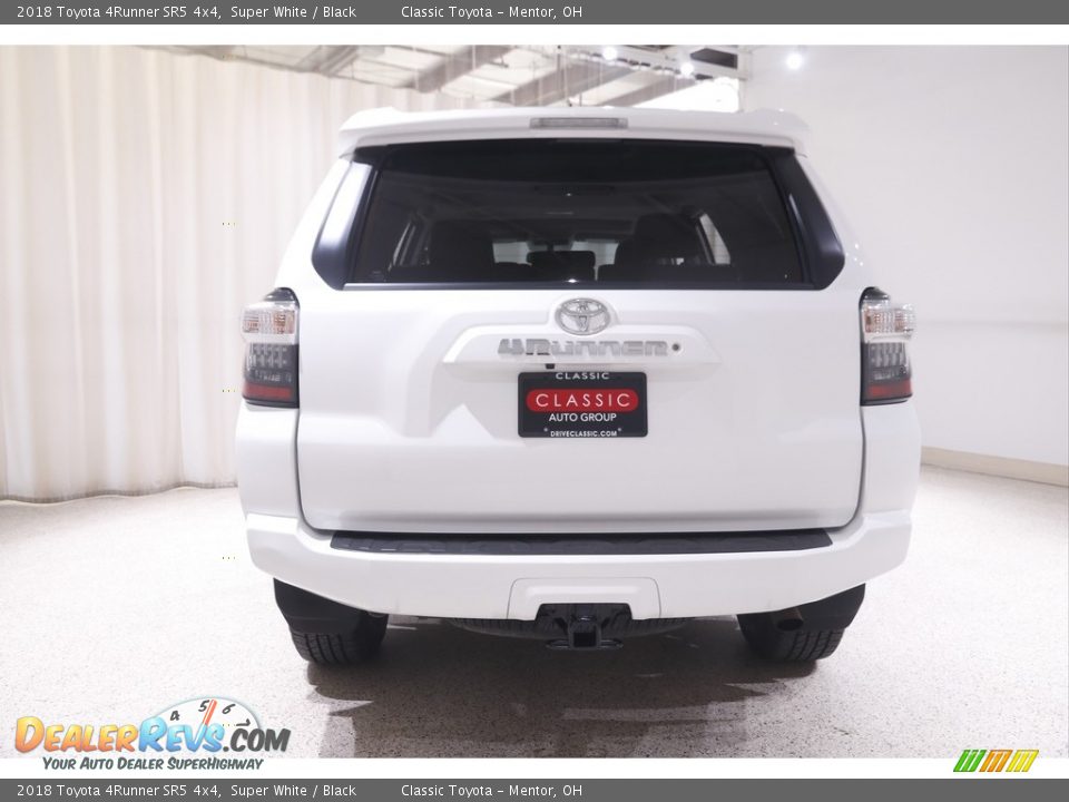 2018 Toyota 4Runner SR5 4x4 Super White / Black Photo #20