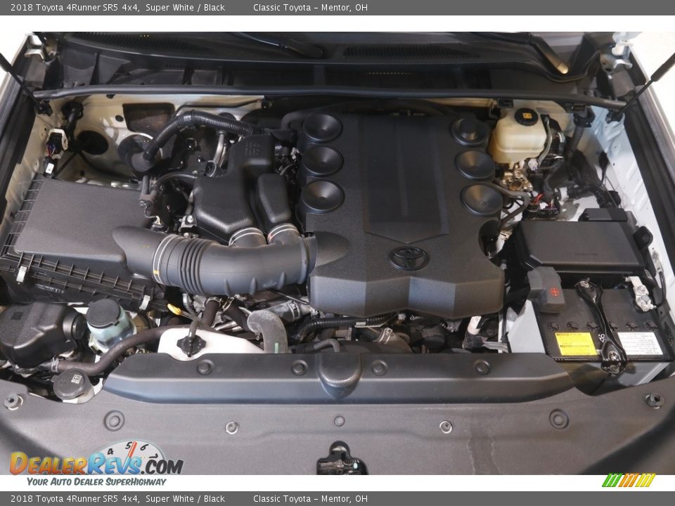 2018 Toyota 4Runner SR5 4x4 Super White / Black Photo #21