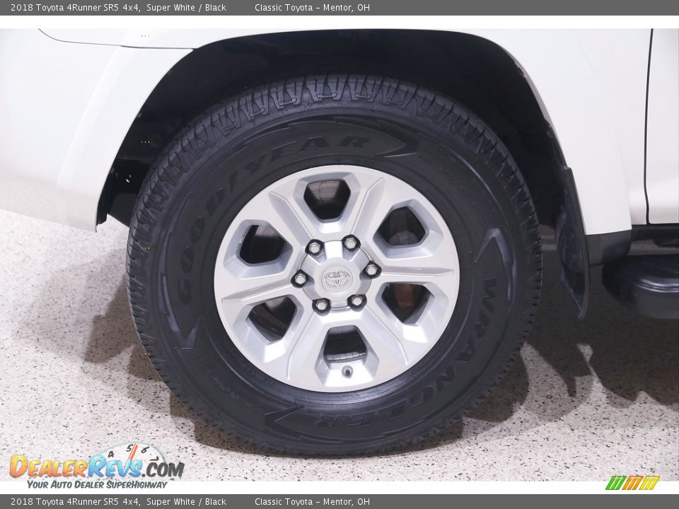 2018 Toyota 4Runner SR5 4x4 Super White / Black Photo #22