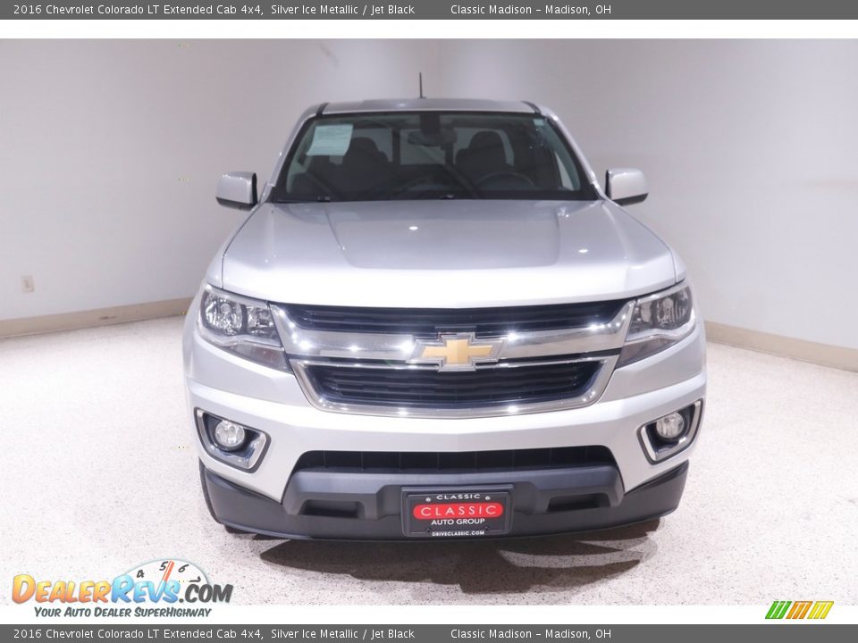 2016 Chevrolet Colorado LT Extended Cab 4x4 Silver Ice Metallic / Jet Black Photo #2