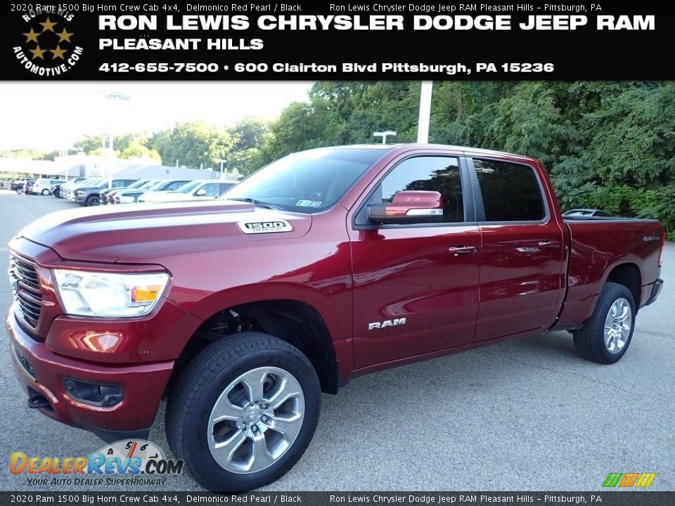 2020 Ram 1500 Big Horn Crew Cab 4x4 Delmonico Red Pearl / Black Photo #1