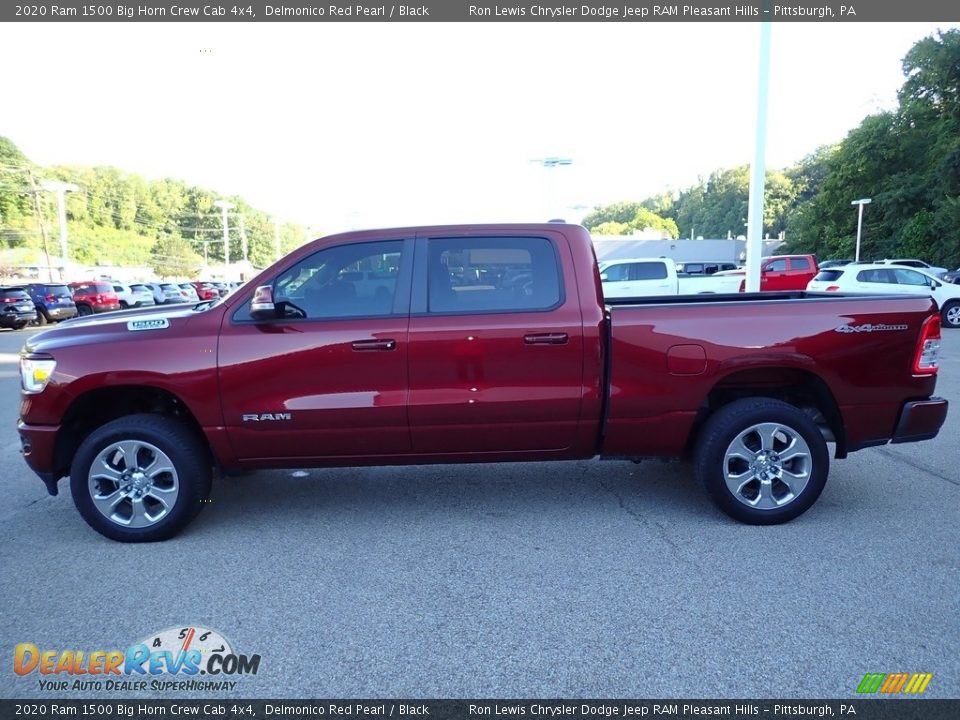 2020 Ram 1500 Big Horn Crew Cab 4x4 Delmonico Red Pearl / Black Photo #2