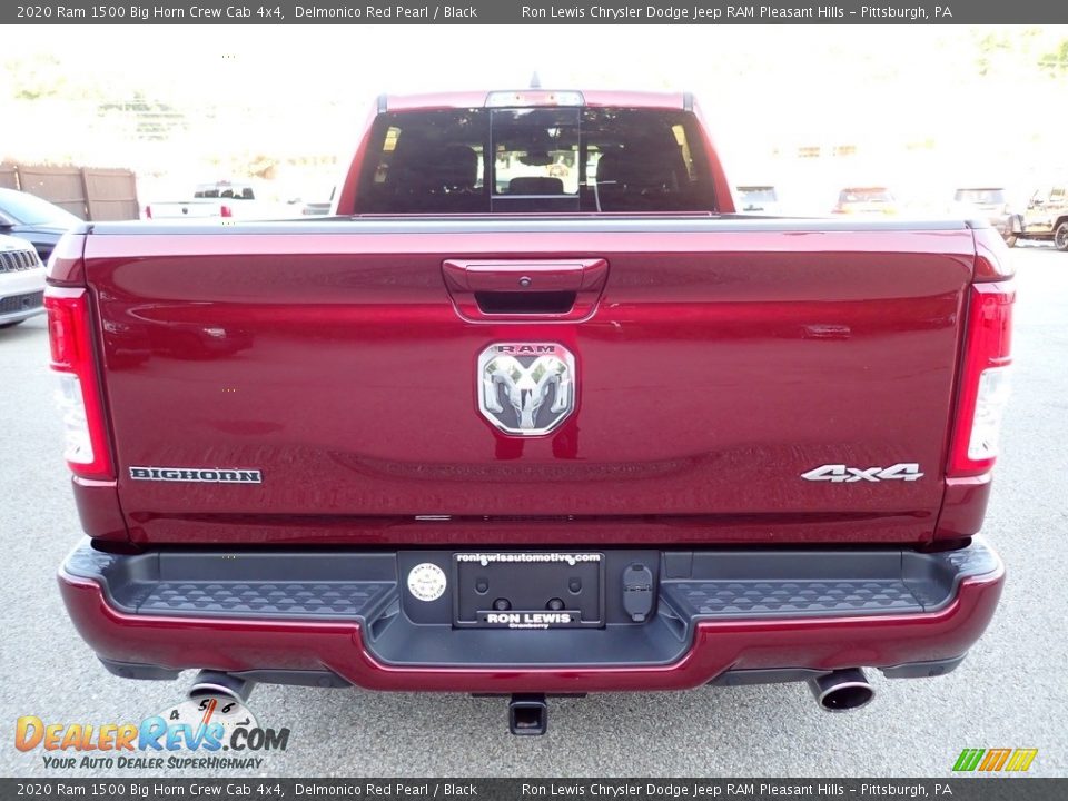 2020 Ram 1500 Big Horn Crew Cab 4x4 Delmonico Red Pearl / Black Photo #4