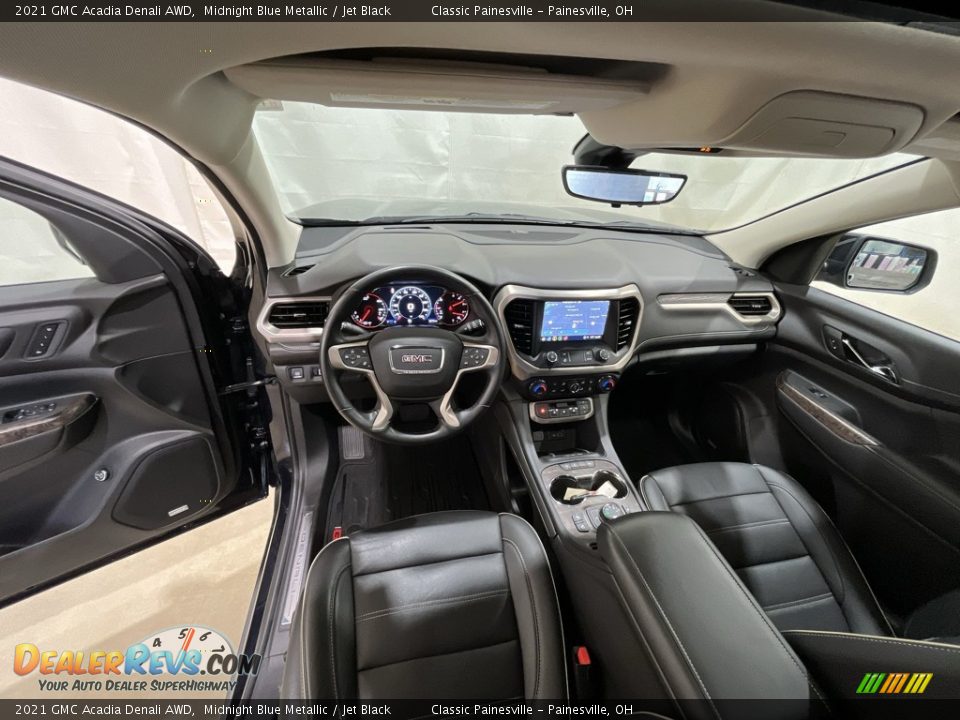 Jet Black Interior - 2021 GMC Acadia Denali AWD Photo #13