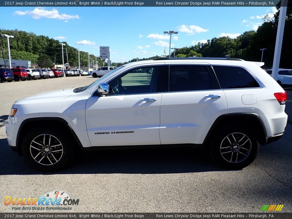 2017 Jeep Grand Cherokee Limited 4x4 Bright White / Black/Light Frost Beige Photo #2