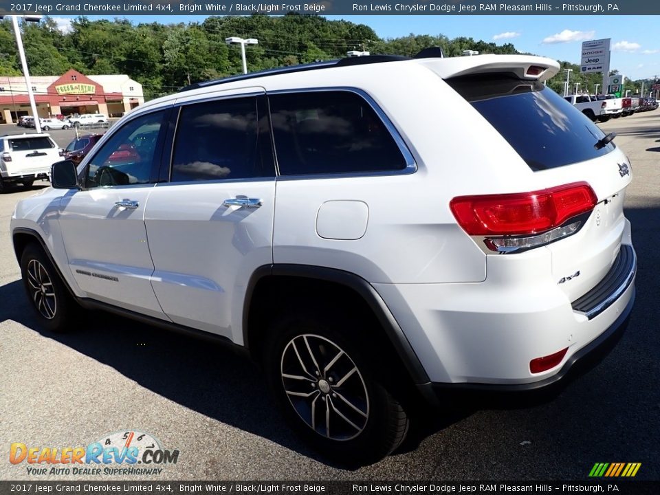2017 Jeep Grand Cherokee Limited 4x4 Bright White / Black/Light Frost Beige Photo #3
