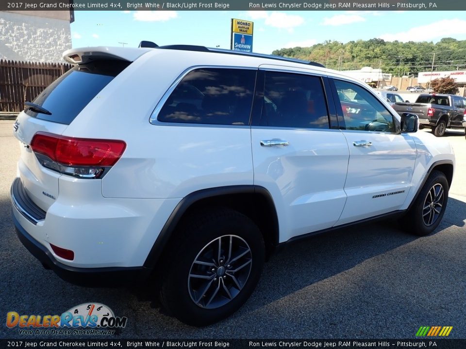 2017 Jeep Grand Cherokee Limited 4x4 Bright White / Black/Light Frost Beige Photo #6