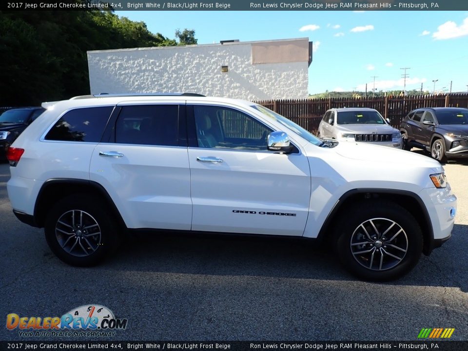 2017 Jeep Grand Cherokee Limited 4x4 Bright White / Black/Light Frost Beige Photo #7