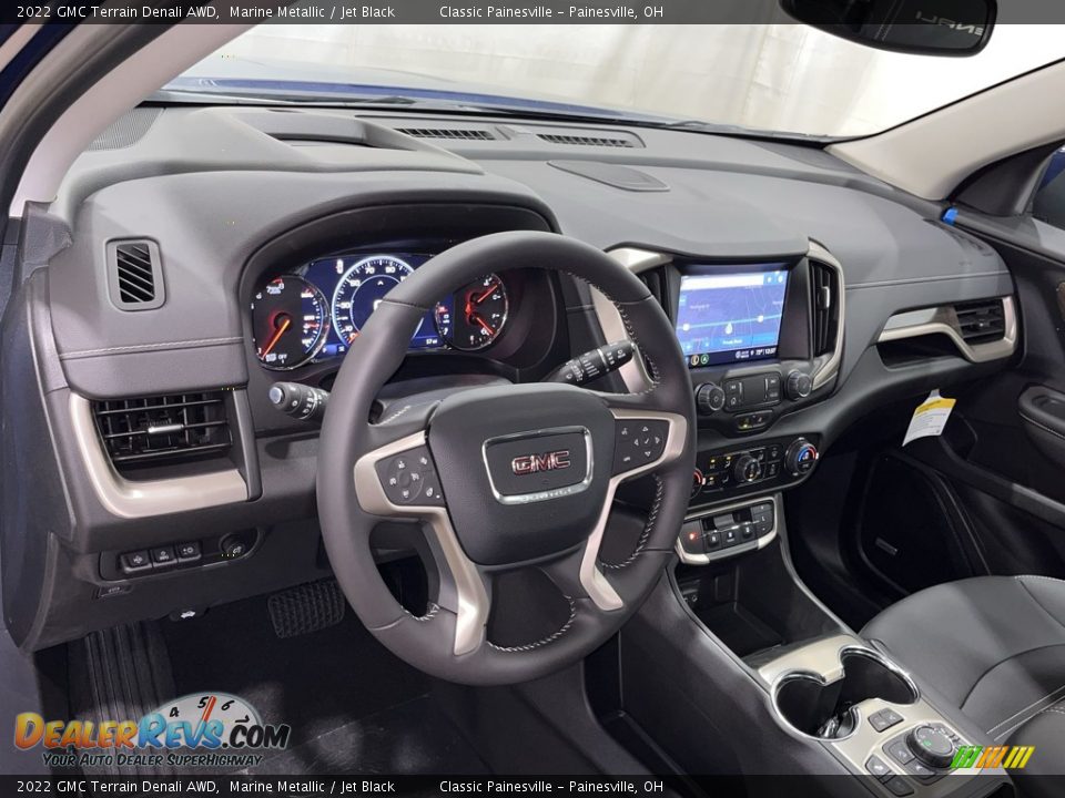 2022 GMC Terrain Denali AWD Marine Metallic / Jet Black Photo #2