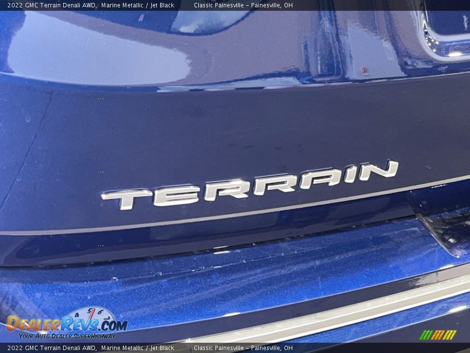 2022 GMC Terrain Denali AWD Marine Metallic / Jet Black Photo #25