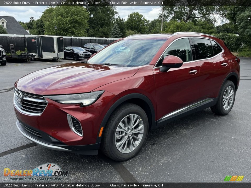 Front 3/4 View of 2022 Buick Envision Preferred AWD Photo #1