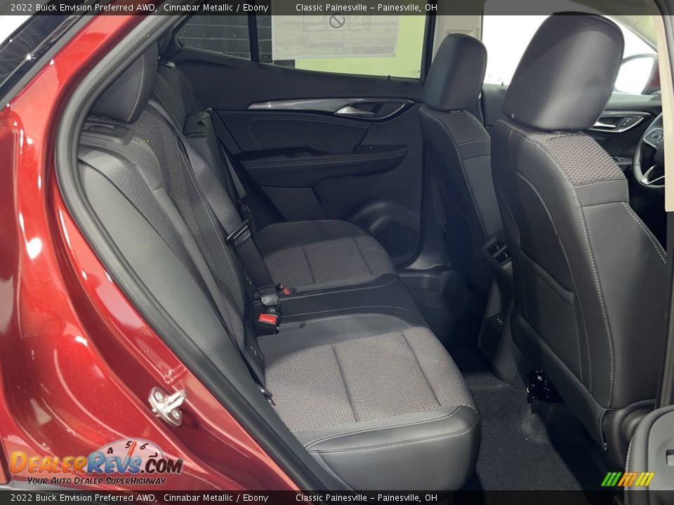Rear Seat of 2022 Buick Envision Preferred AWD Photo #16
