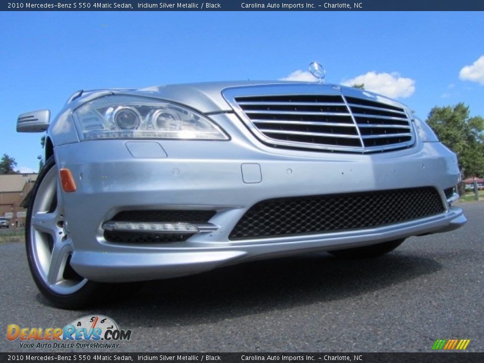 2010 Mercedes-Benz S 550 4Matic Sedan Iridium Silver Metallic / Black Photo #2