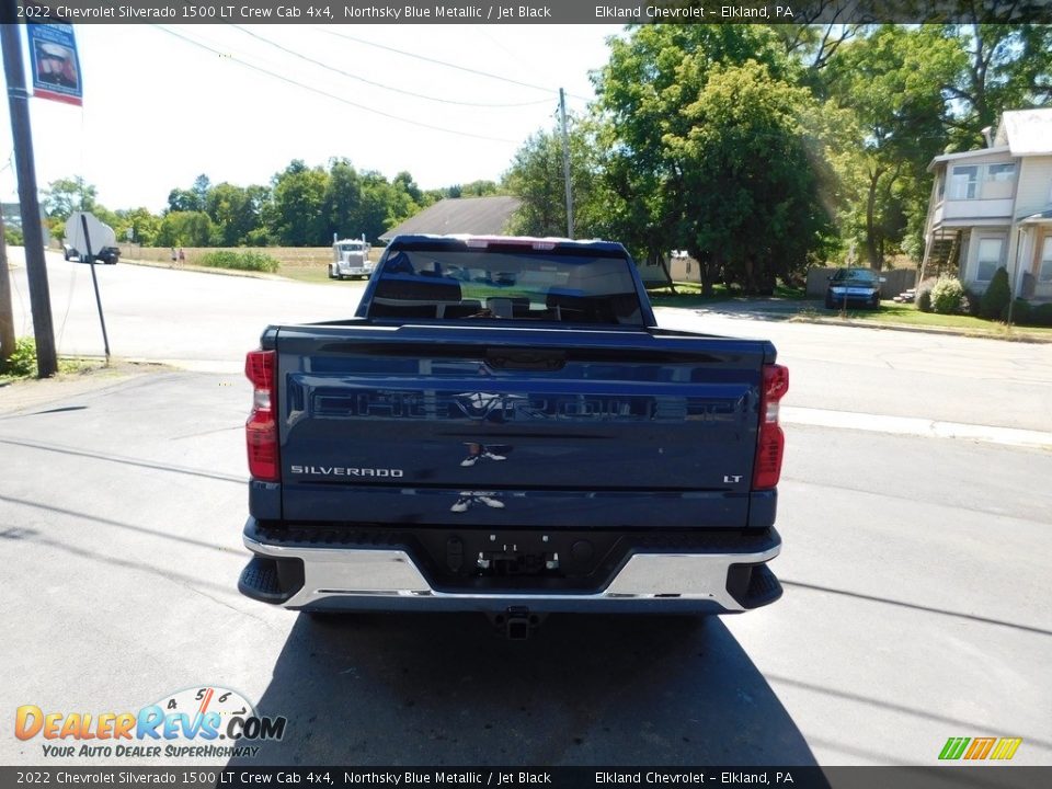 2022 Chevrolet Silverado 1500 LT Crew Cab 4x4 Northsky Blue Metallic / Jet Black Photo #4