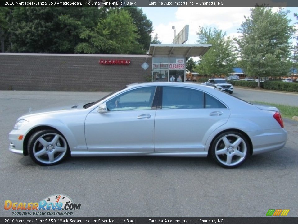 2010 Mercedes-Benz S 550 4Matic Sedan Iridium Silver Metallic / Black Photo #7