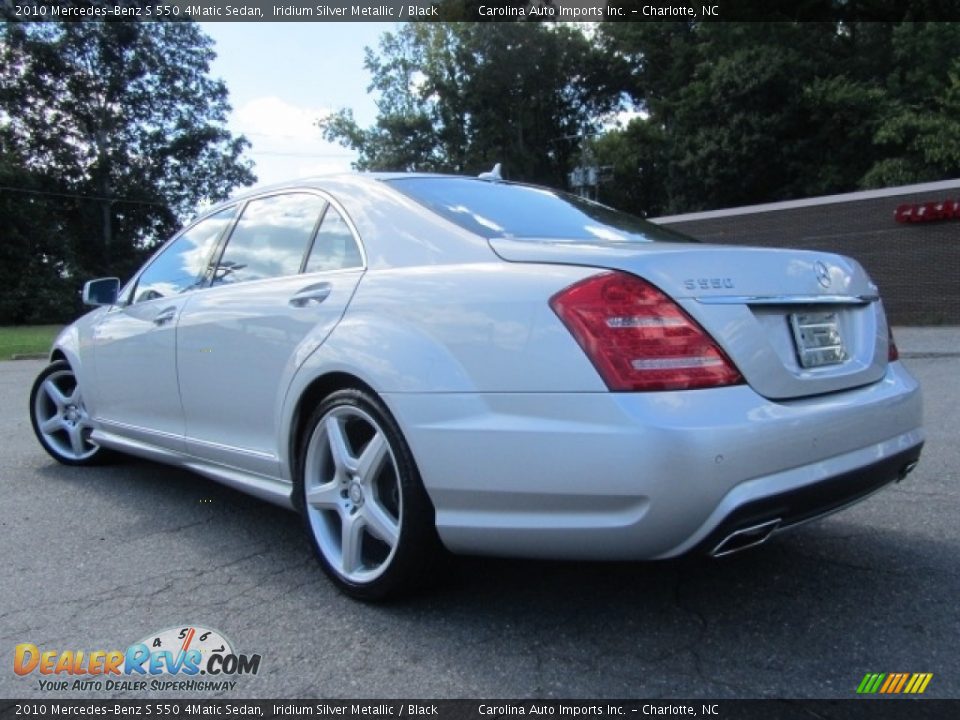2010 Mercedes-Benz S 550 4Matic Sedan Iridium Silver Metallic / Black Photo #8