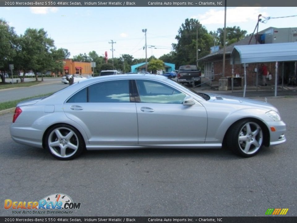 2010 Mercedes-Benz S 550 4Matic Sedan Iridium Silver Metallic / Black Photo #11