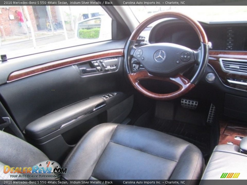 2010 Mercedes-Benz S 550 4Matic Sedan Iridium Silver Metallic / Black Photo #12