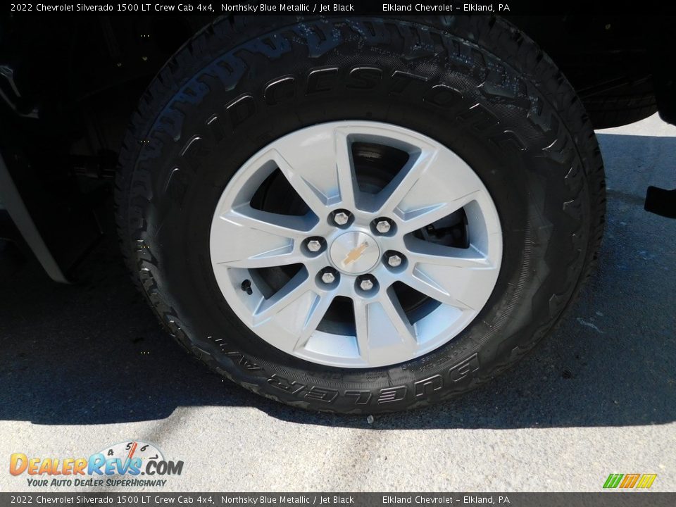 2022 Chevrolet Silverado 1500 LT Crew Cab 4x4 Northsky Blue Metallic / Jet Black Photo #12
