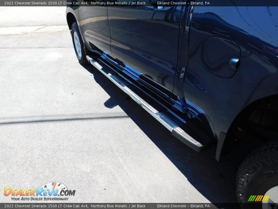 2022 Chevrolet Silverado 1500 LT Crew Cab 4x4 Northsky Blue Metallic / Jet Black Photo #13