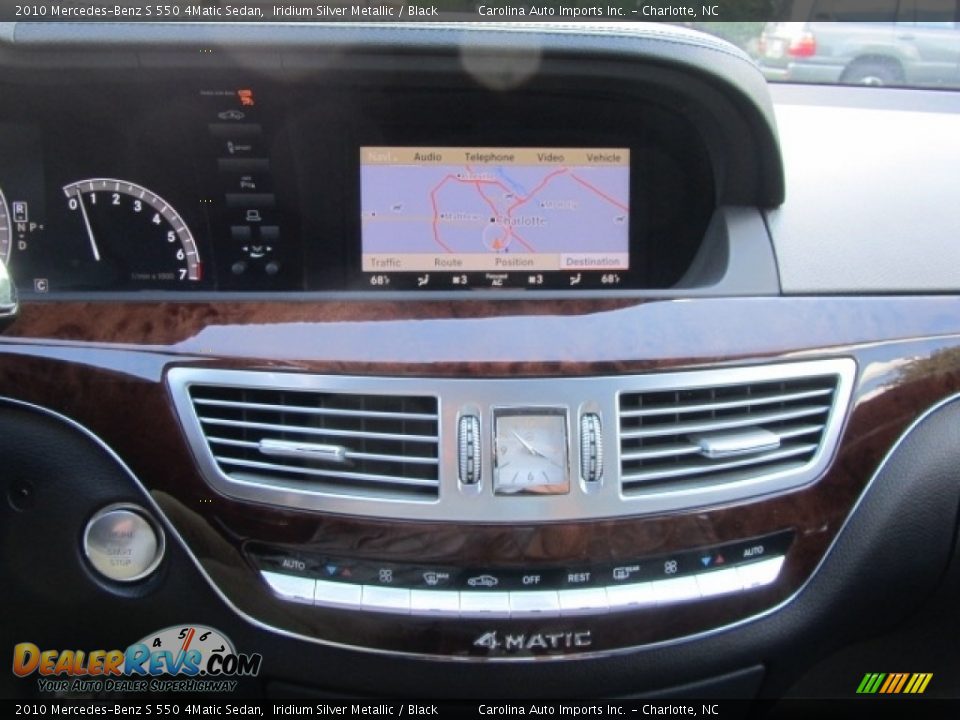 2010 Mercedes-Benz S 550 4Matic Sedan Iridium Silver Metallic / Black Photo #16