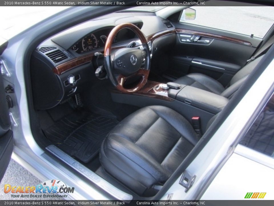 2010 Mercedes-Benz S 550 4Matic Sedan Iridium Silver Metallic / Black Photo #17