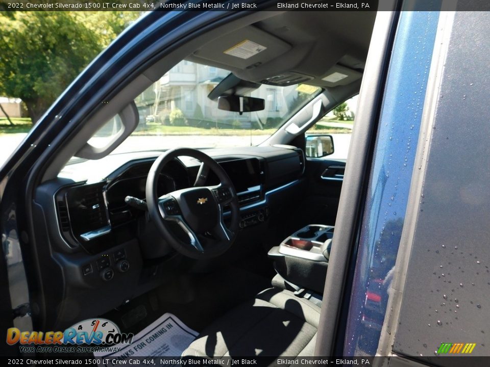 2022 Chevrolet Silverado 1500 LT Crew Cab 4x4 Northsky Blue Metallic / Jet Black Photo #15