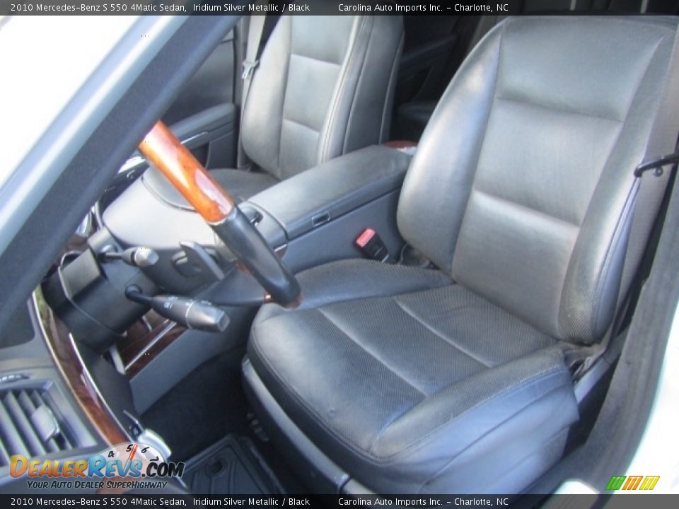 2010 Mercedes-Benz S 550 4Matic Sedan Iridium Silver Metallic / Black Photo #19