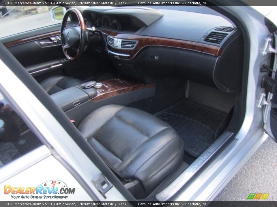 2010 Mercedes-Benz S 550 4Matic Sedan Iridium Silver Metallic / Black Photo #21