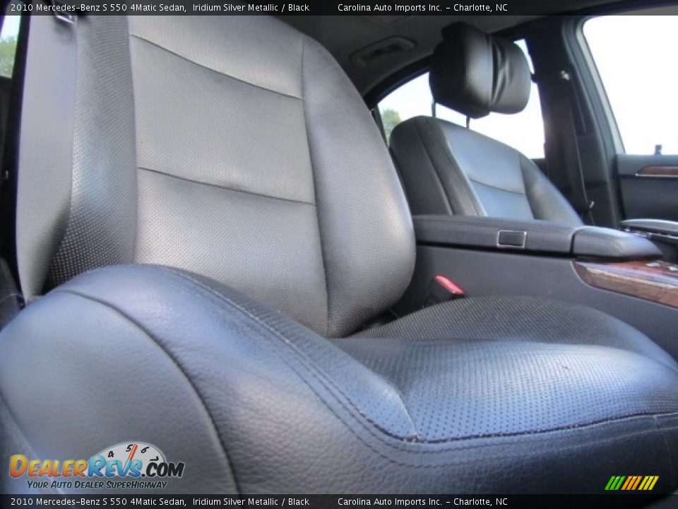 2010 Mercedes-Benz S 550 4Matic Sedan Iridium Silver Metallic / Black Photo #22