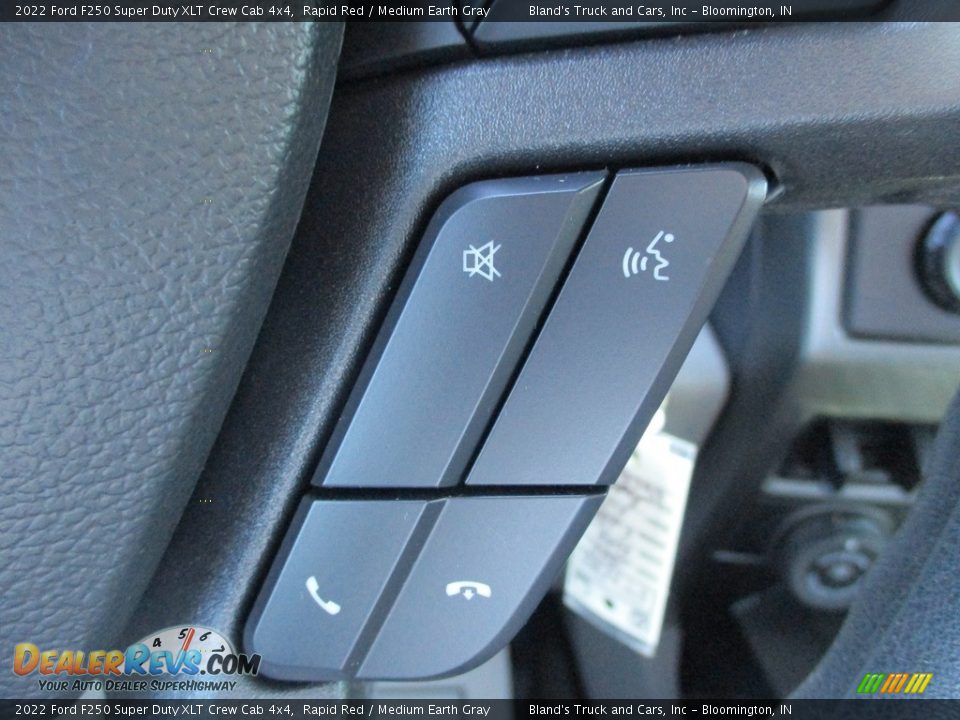 2022 Ford F250 Super Duty XLT Crew Cab 4x4 Rapid Red / Medium Earth Gray Photo #20