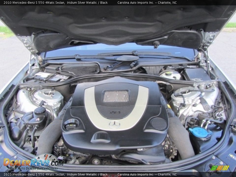 2010 Mercedes-Benz S 550 4Matic Sedan Iridium Silver Metallic / Black Photo #25