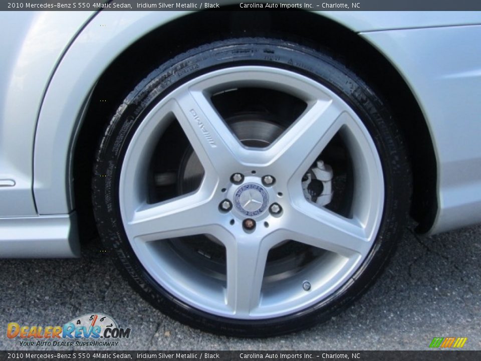 2010 Mercedes-Benz S 550 4Matic Sedan Iridium Silver Metallic / Black Photo #26