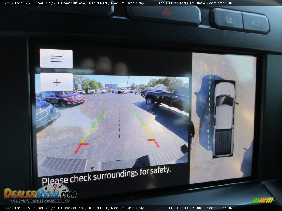 2022 Ford F250 Super Duty XLT Crew Cab 4x4 Rapid Red / Medium Earth Gray Photo #26