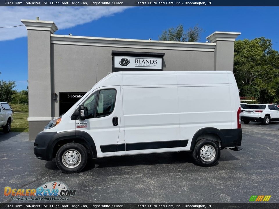 2021 Ram ProMaster 1500 High Roof Cargo Van Bright White / Black Photo #1