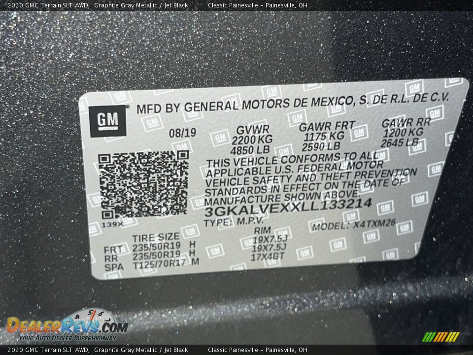 2020 GMC Terrain SLT AWD Graphite Gray Metallic / Jet Black Photo #24