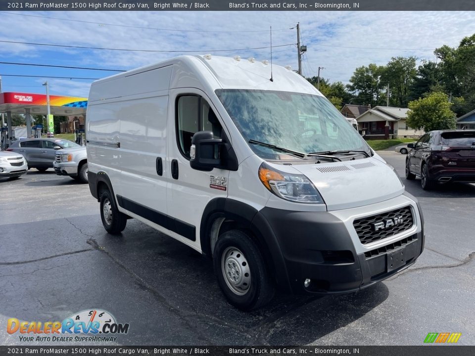 2021 Ram ProMaster 1500 High Roof Cargo Van Bright White / Black Photo #5