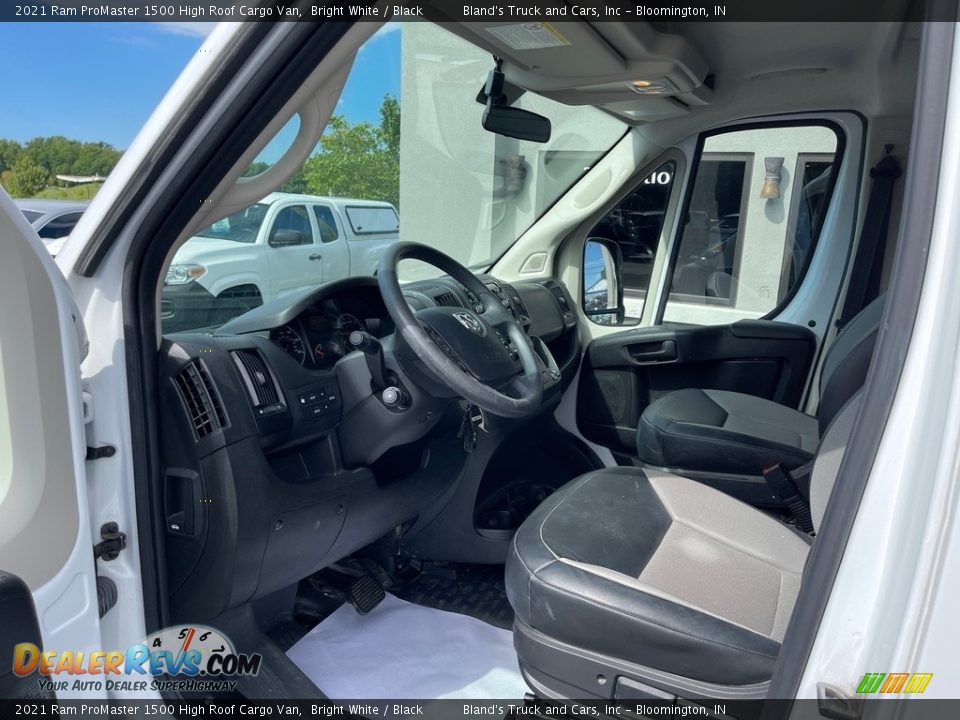 2021 Ram ProMaster 1500 High Roof Cargo Van Bright White / Black Photo #7