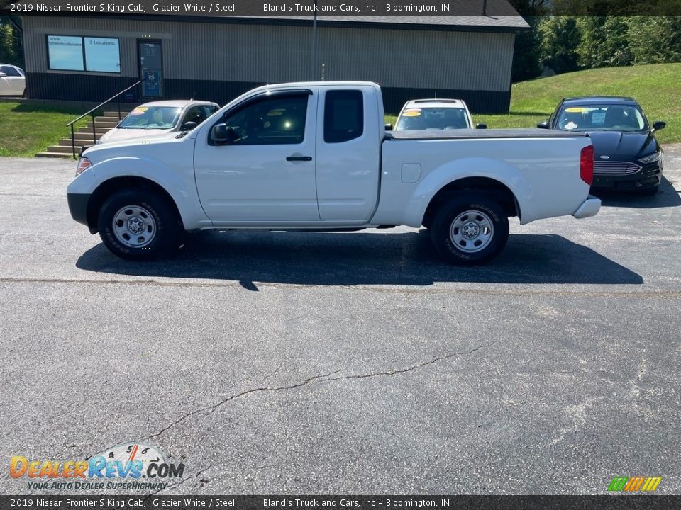 2019 Nissan Frontier S King Cab Glacier White / Steel Photo #1