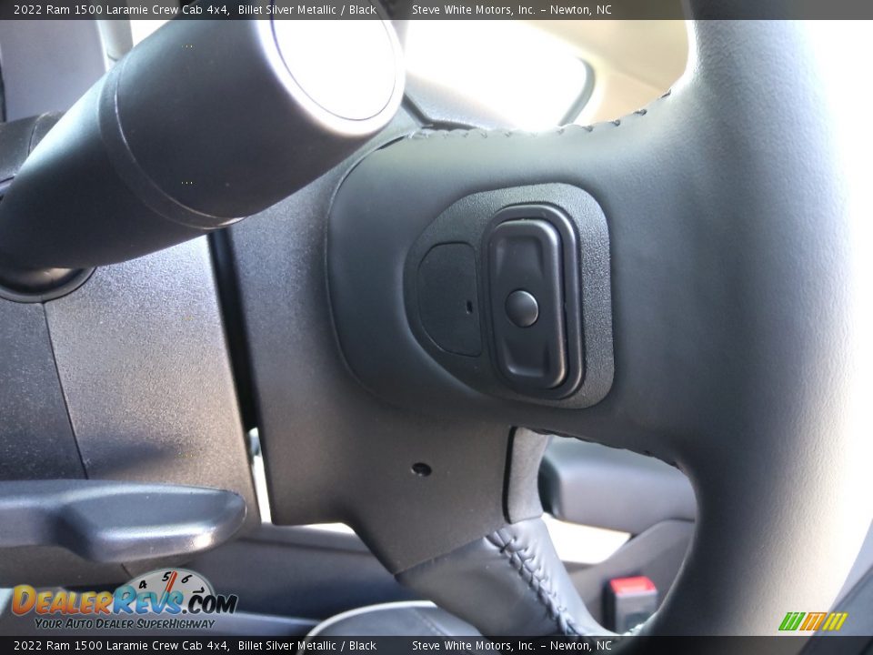 2022 Ram 1500 Laramie Crew Cab 4x4 Billet Silver Metallic / Black Photo #13