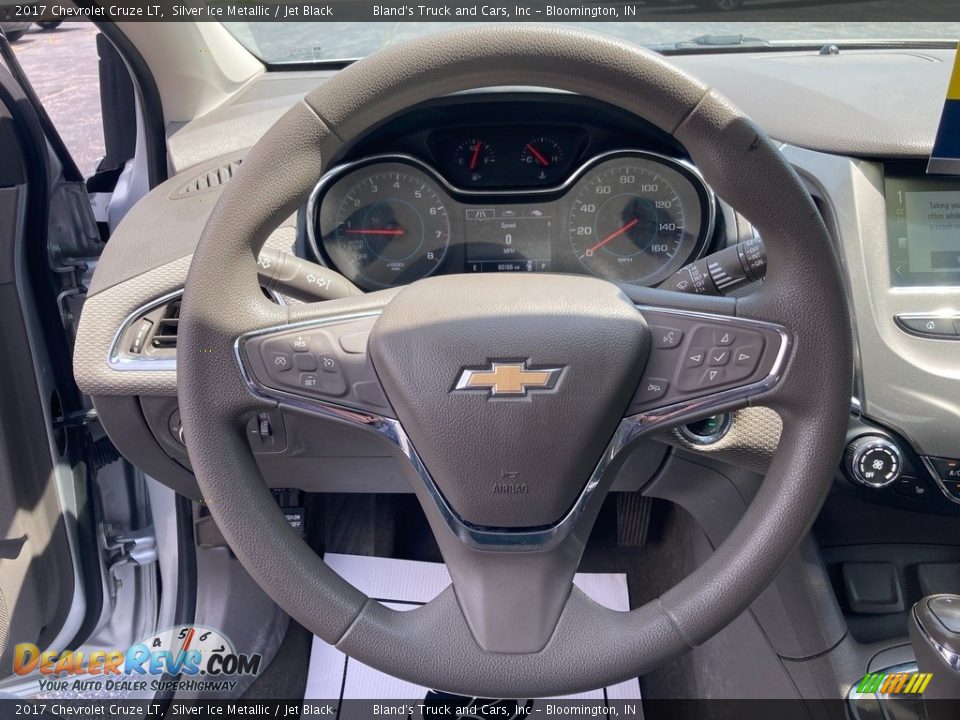 2017 Chevrolet Cruze LT Silver Ice Metallic / Jet Black Photo #14