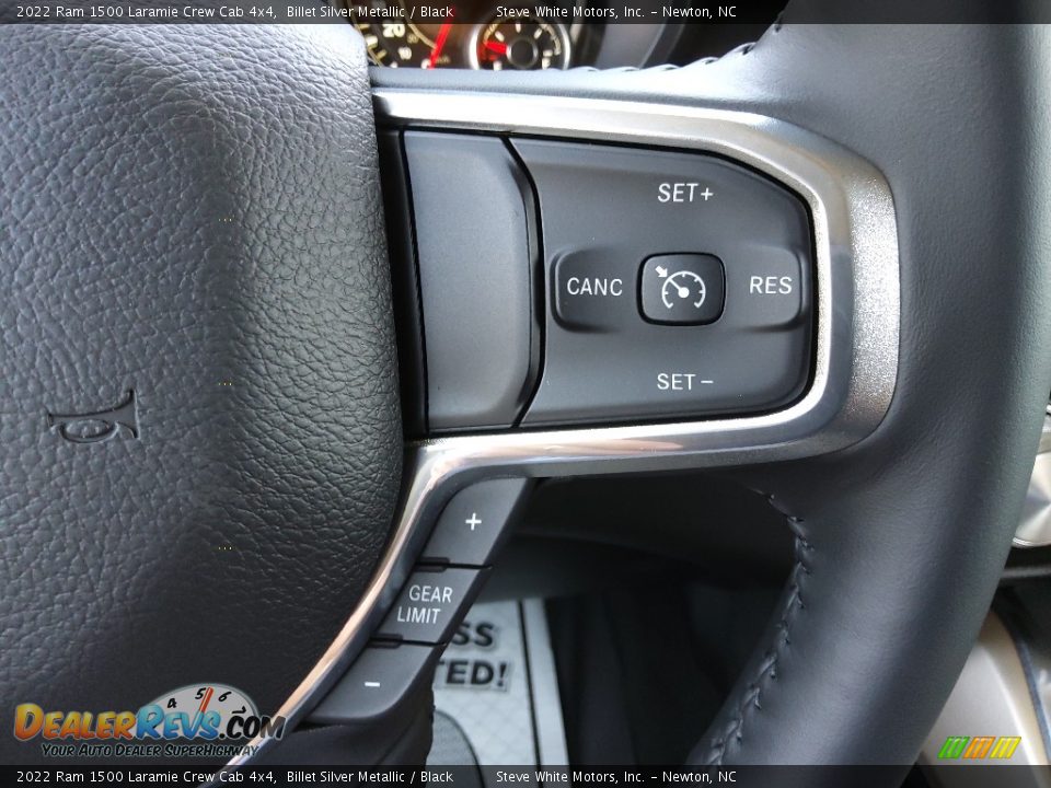 2022 Ram 1500 Laramie Crew Cab 4x4 Billet Silver Metallic / Black Photo #20