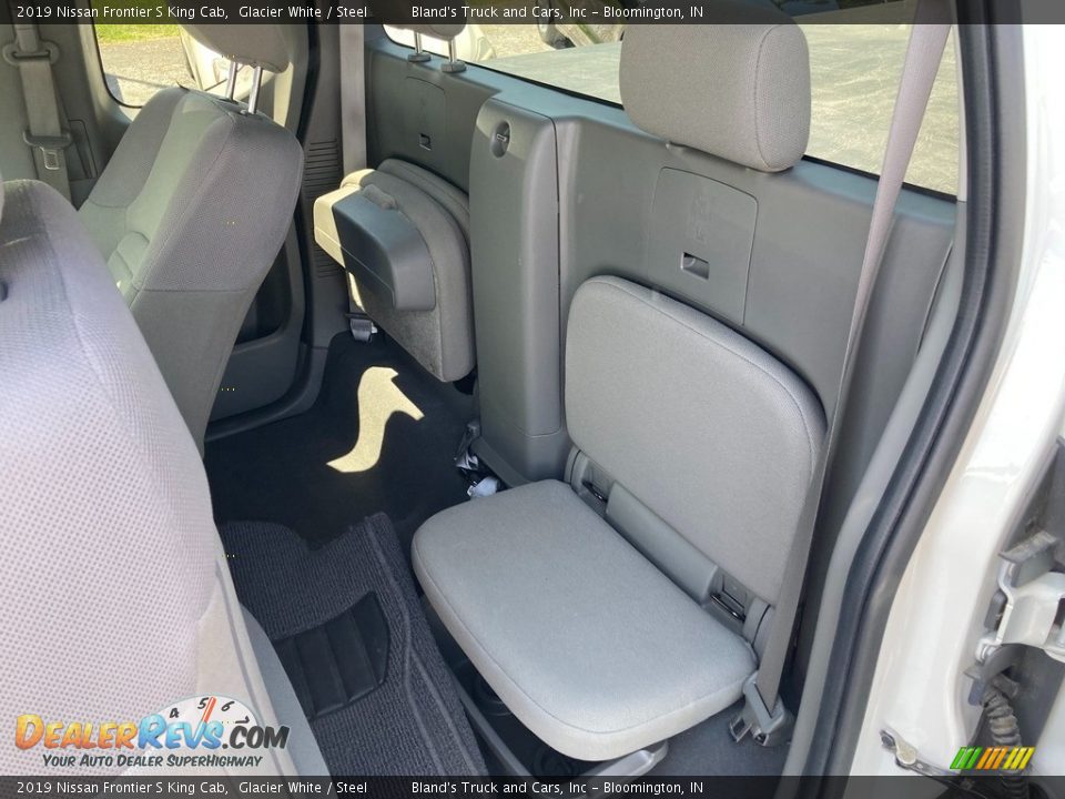 2019 Nissan Frontier S King Cab Glacier White / Steel Photo #10