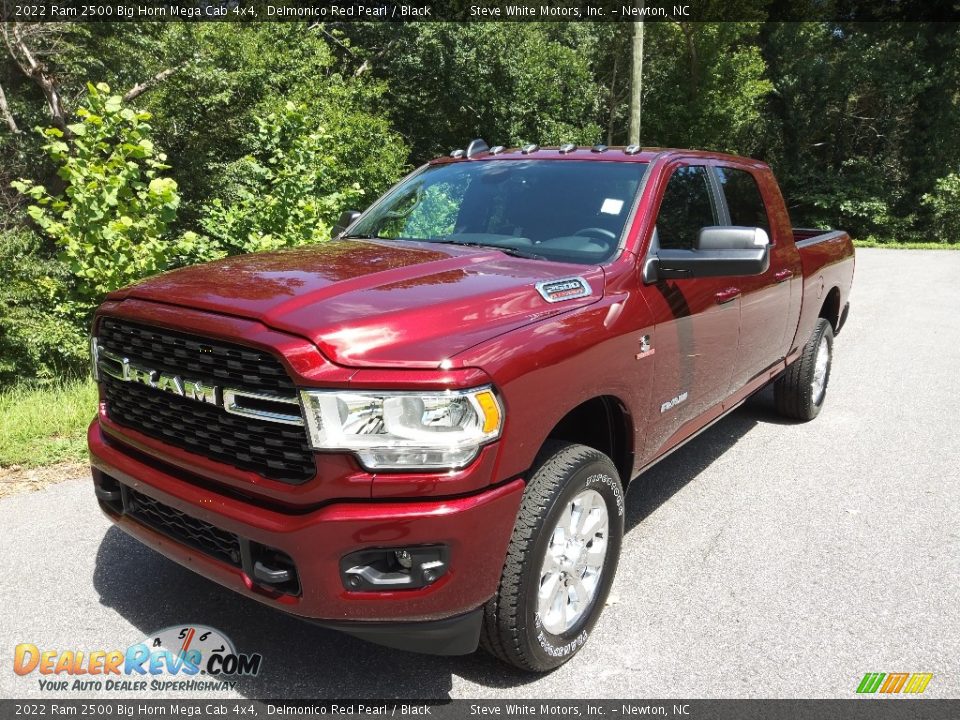 2022 Ram 2500 Big Horn Mega Cab 4x4 Delmonico Red Pearl / Black Photo #2