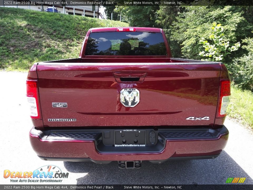 2022 Ram 2500 Big Horn Mega Cab 4x4 Delmonico Red Pearl / Black Photo #7