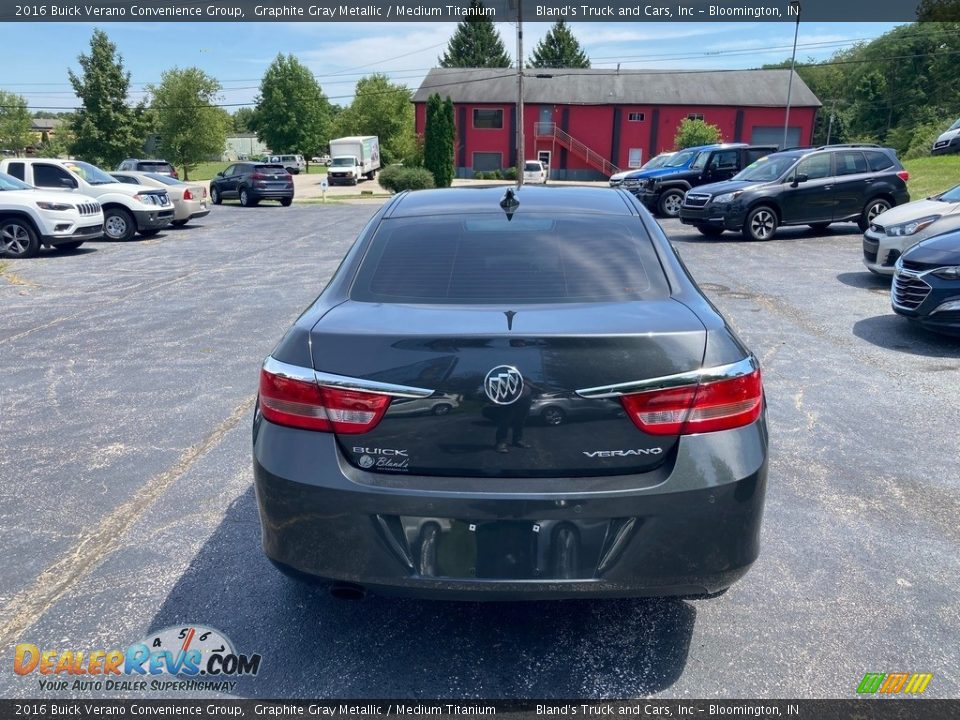 2016 Buick Verano Convenience Group Graphite Gray Metallic / Medium Titanium Photo #4