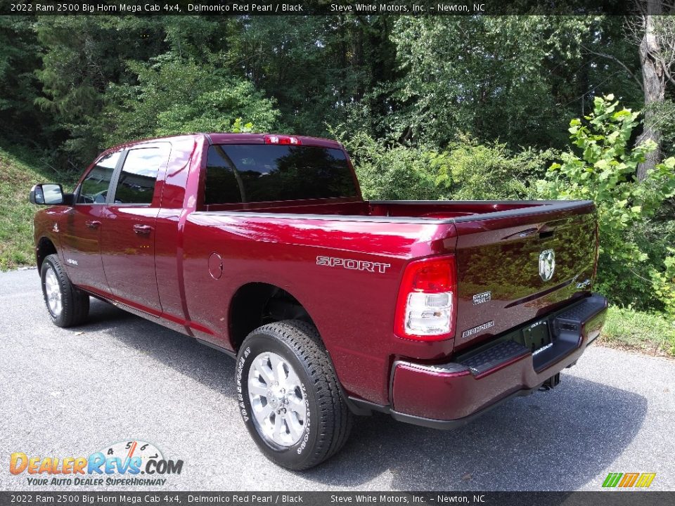 2022 Ram 2500 Big Horn Mega Cab 4x4 Delmonico Red Pearl / Black Photo #9