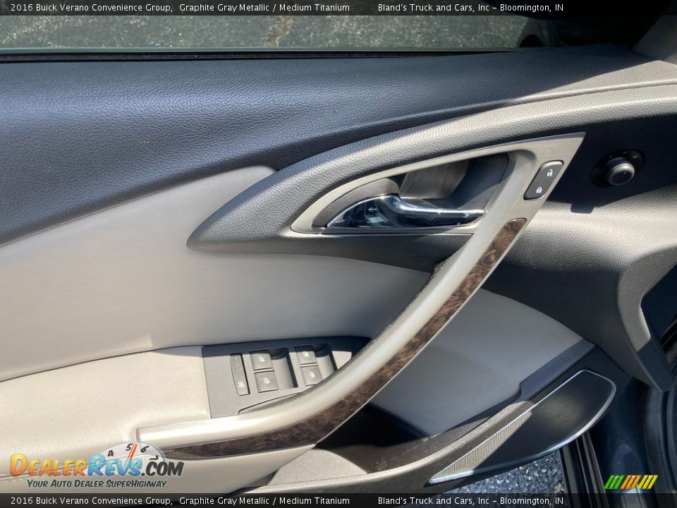 2016 Buick Verano Convenience Group Graphite Gray Metallic / Medium Titanium Photo #9